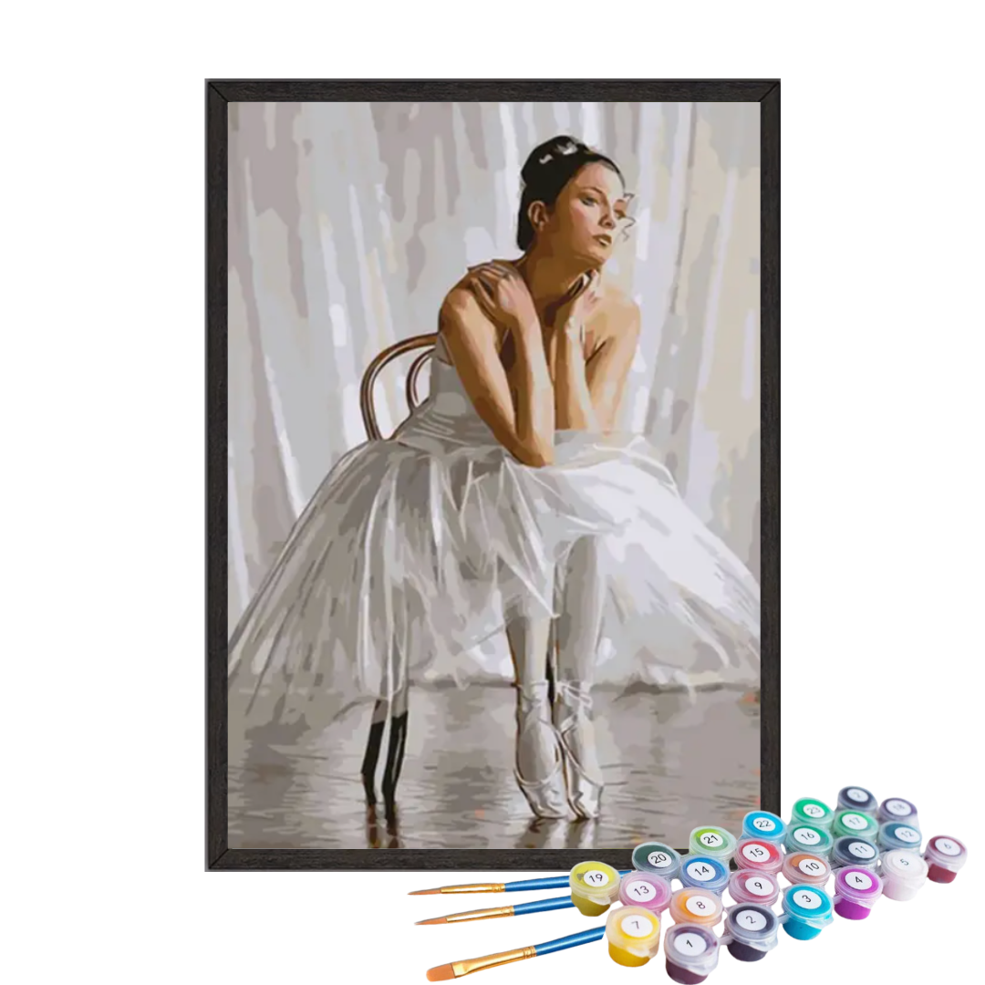 Paint By Numbers - Thoughtful Ballerina