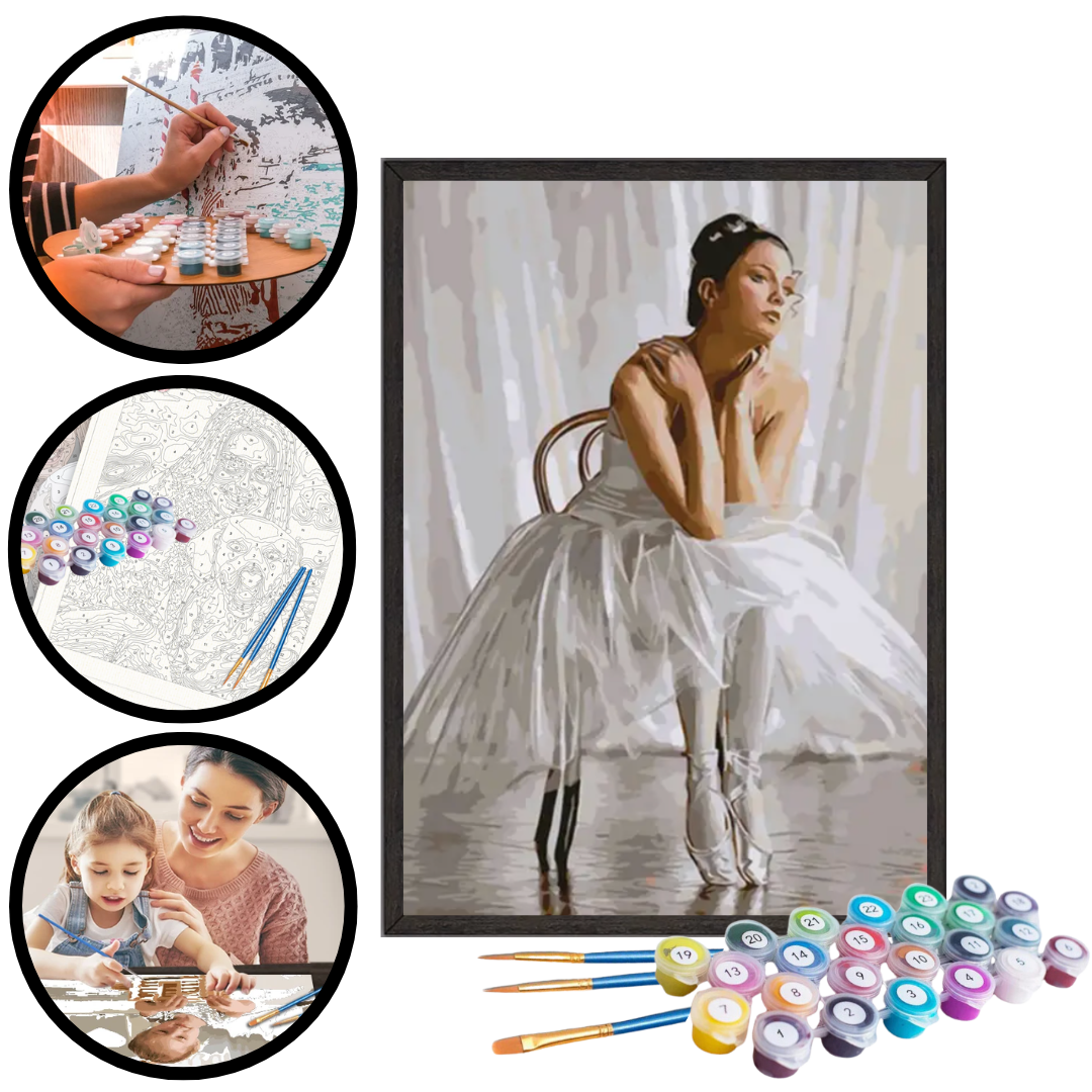 Paint By Numbers - Thoughtful Ballerina