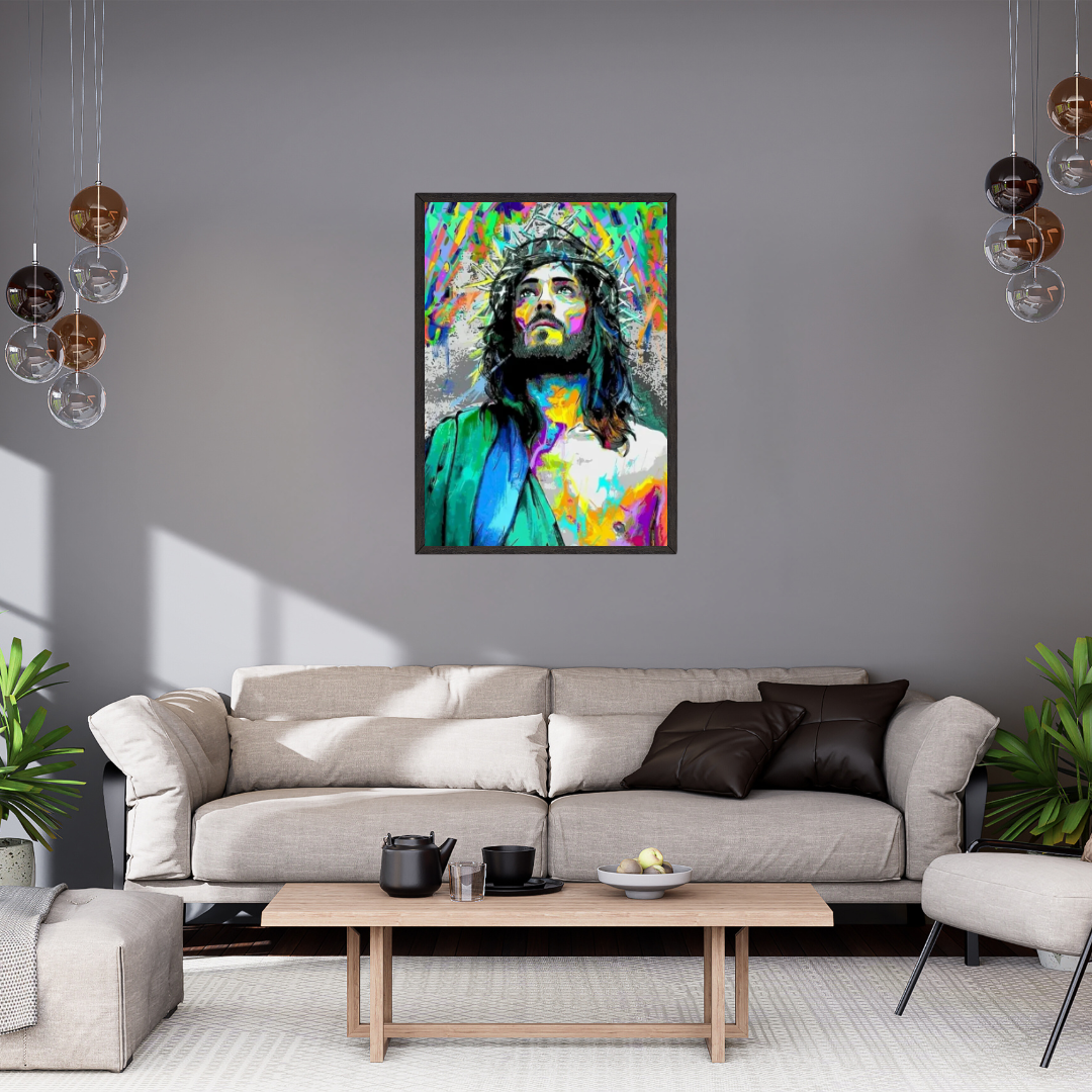 Paint By Numbers - Jesus With Colors