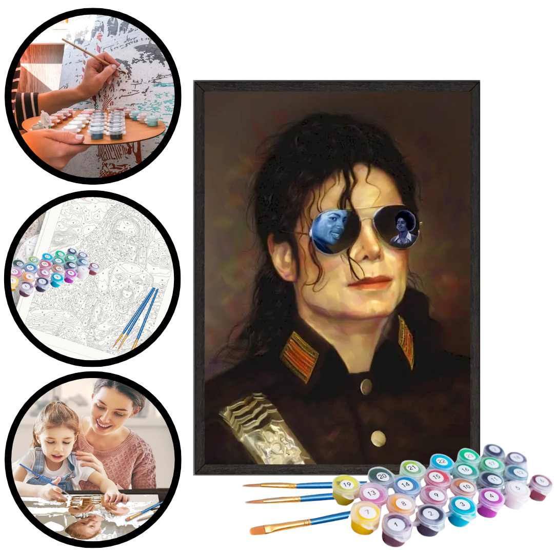 Paint By Numbers - Michael Jackson Profile