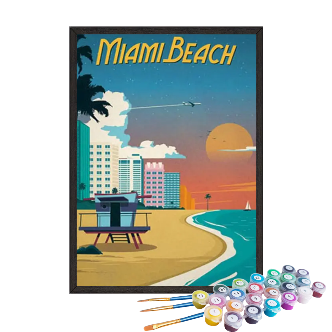 Paint By Numbers - Miami Beach