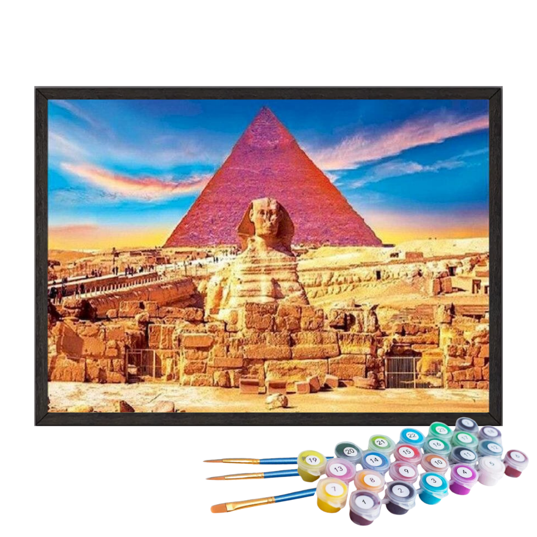 Paint By Numbers - Egyptian Pyramids