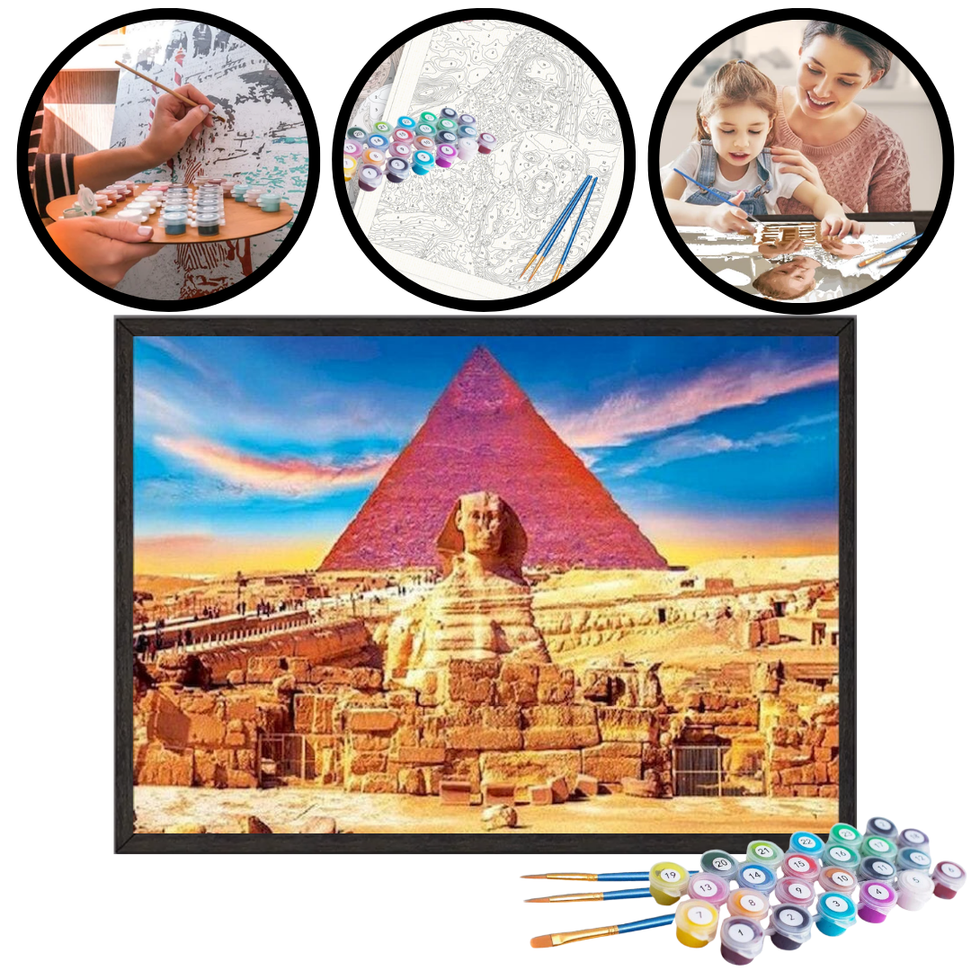 Paint By Numbers - Egyptian Pyramids