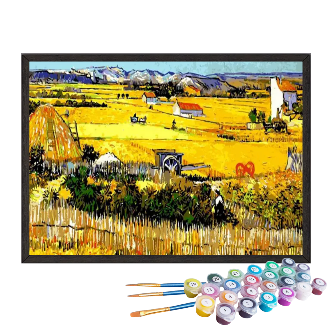 Paint By Numbers - Van Gogh Yellow Field