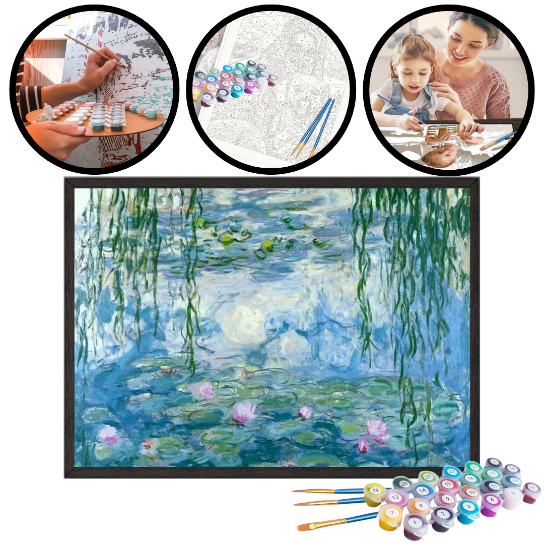 Paint by Numbers - Monet - Water Lilies