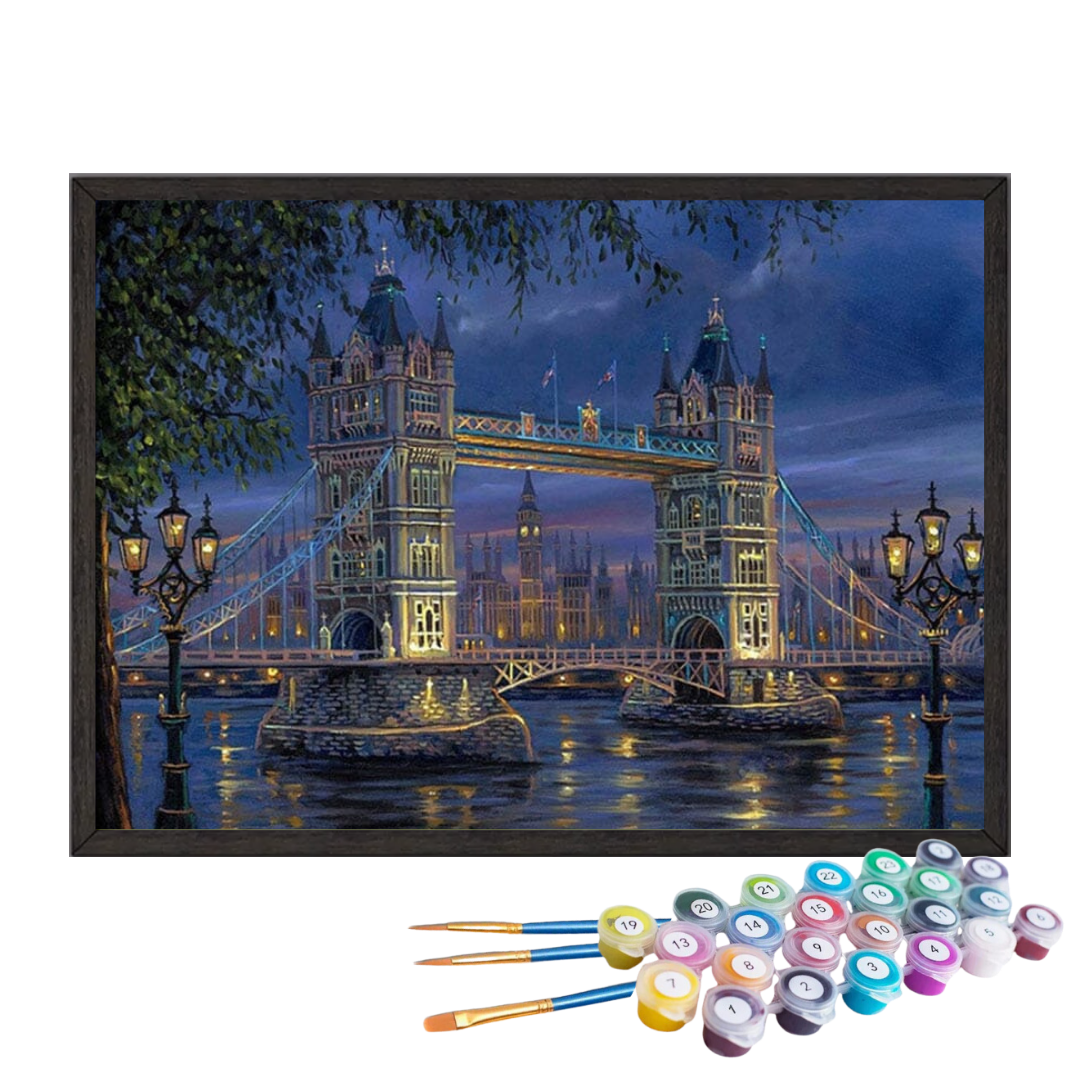 Paint By Numbers - Tower Bridge at Night