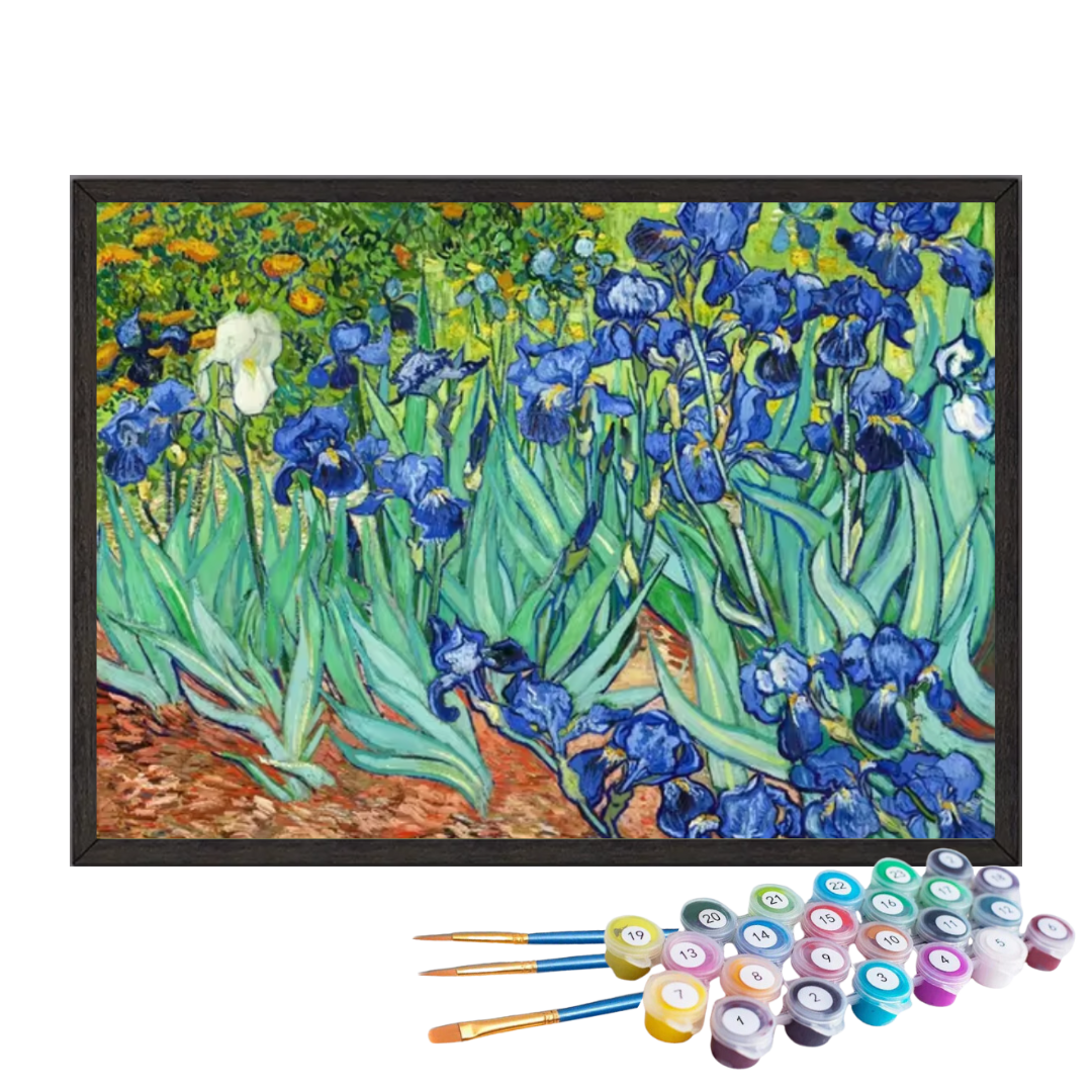 Paint by Numbers - Van Gogh - Irises  - KIT DIY