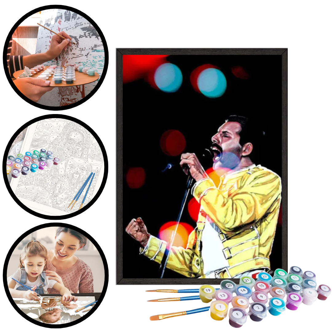 Paint By Numbers - Freddie Mercury Singing