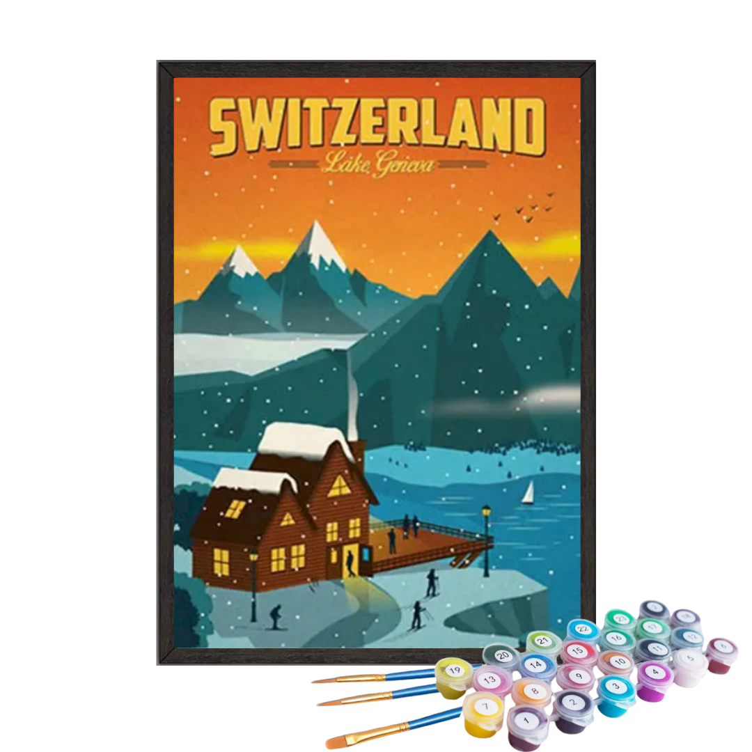 Paint By Numbers - Switzerland