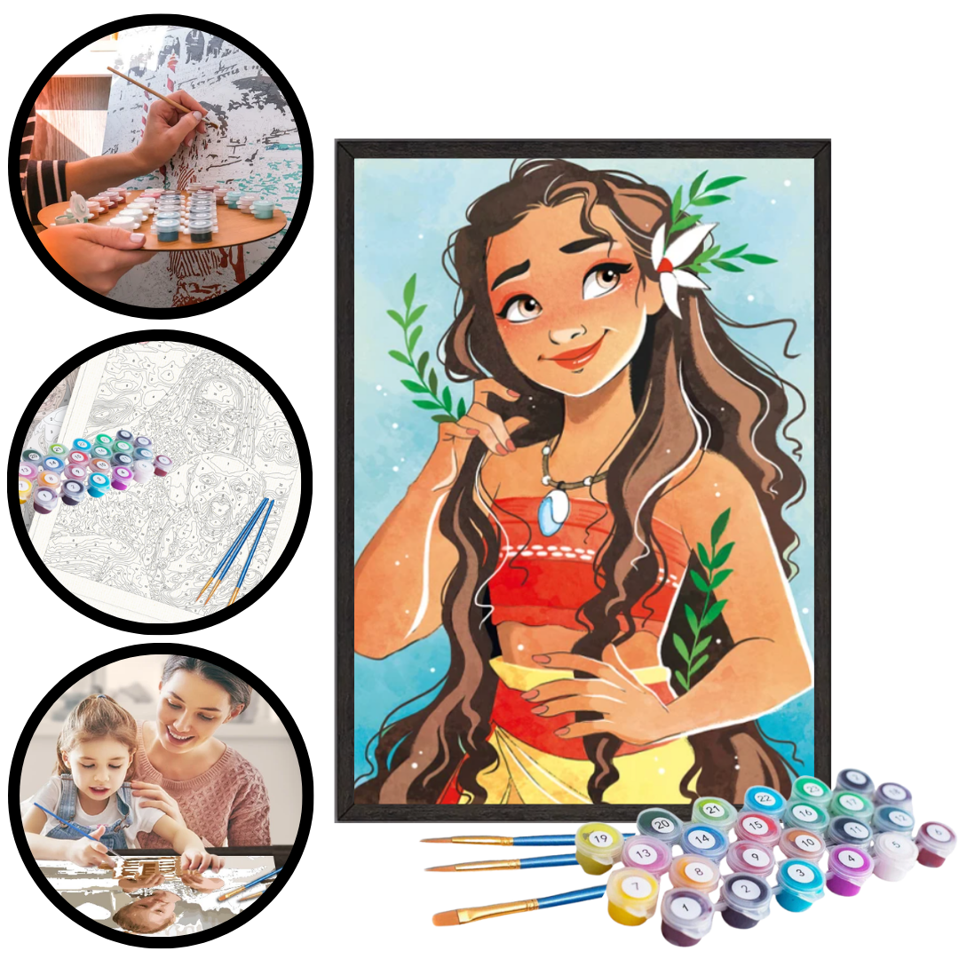 Paint By Numbers - Moana