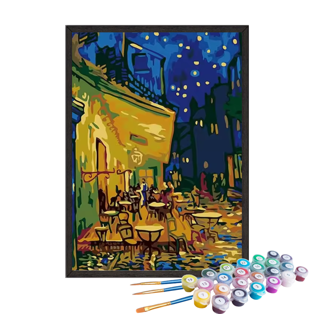 Paint by Numbers - Van Gogh - Café Terrace - KIT DIY