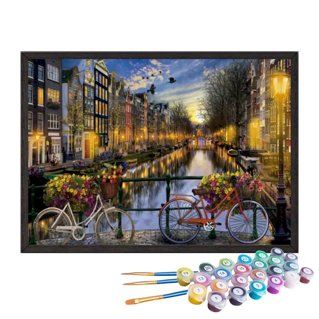 Paint By Numbers - Amsterdam Canals