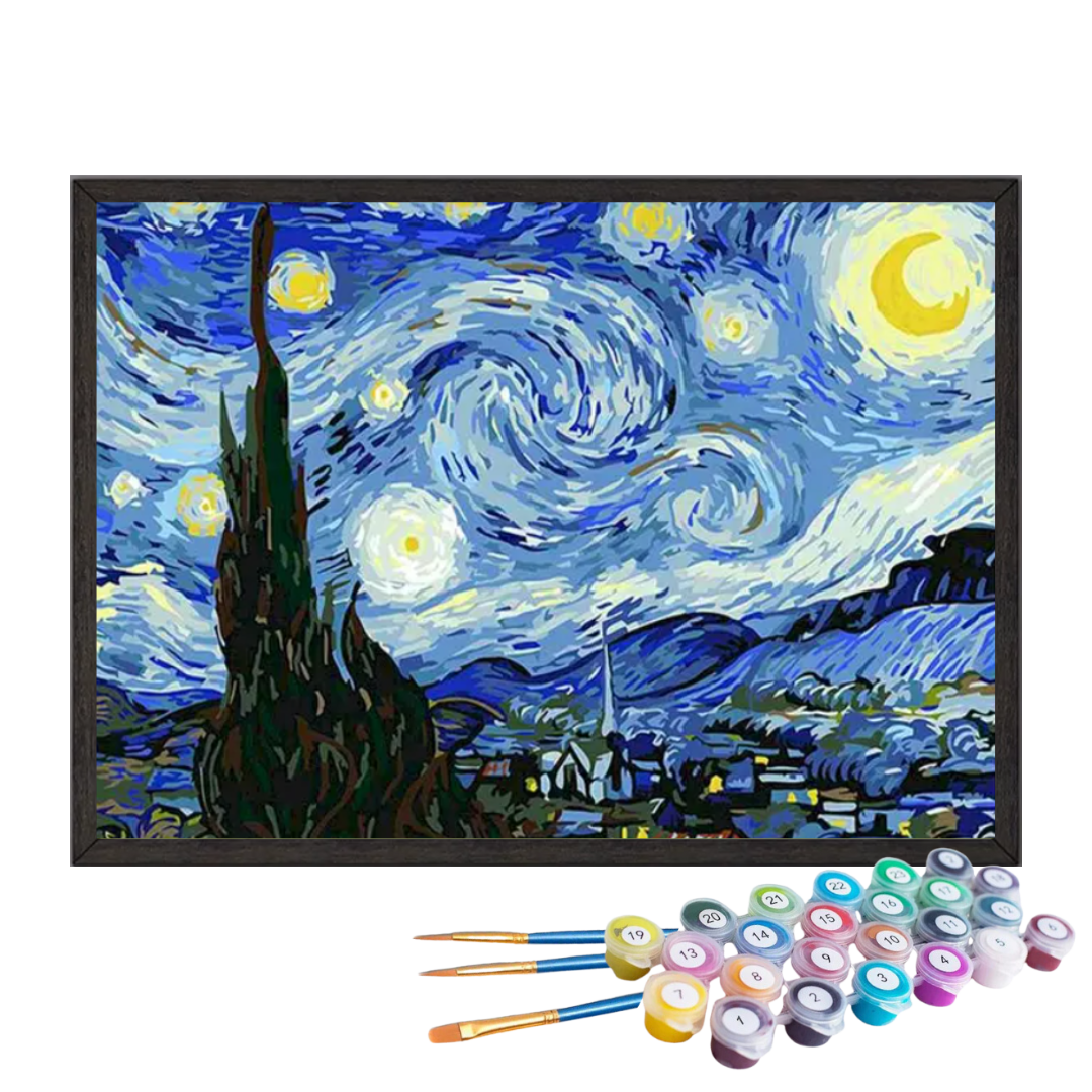 Paint By Numbers - Starry Night