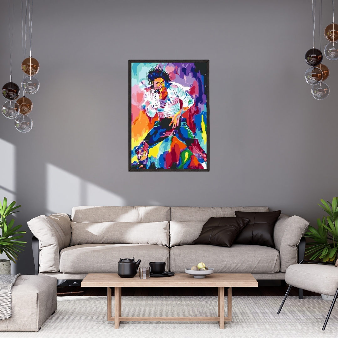 Paint By Numbers - Colorful Michael Jackson