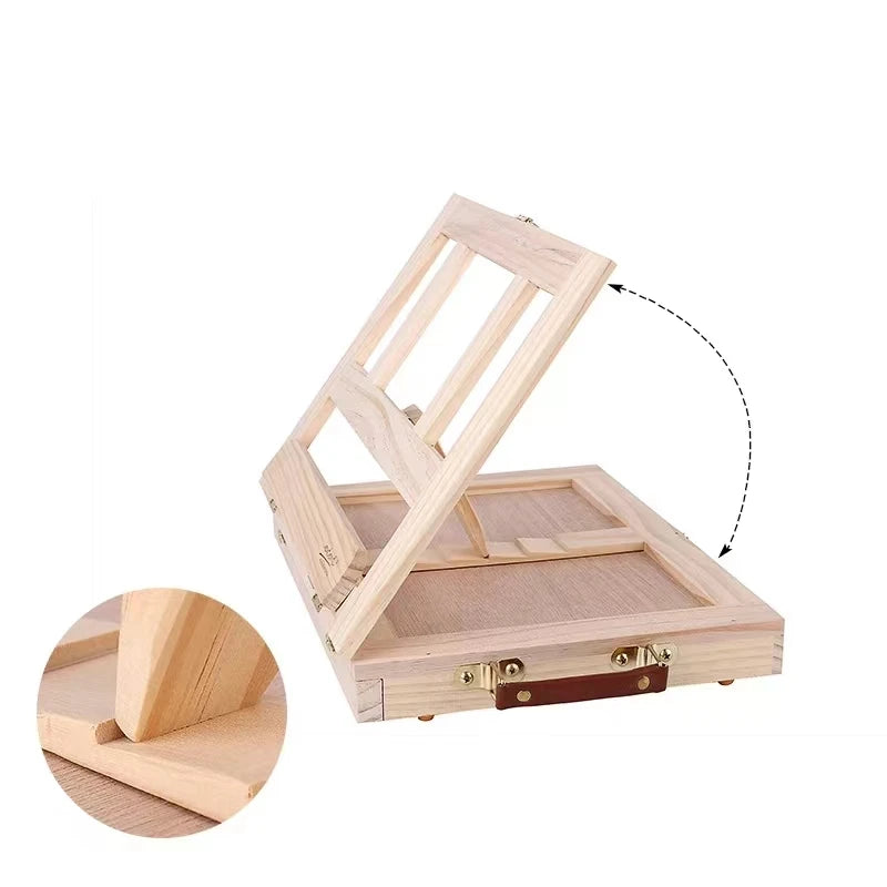 Premium Box: Portable Wooden Easel for Painting Artists - Paint by Numbers - Kits Accessories DIY - Accessories